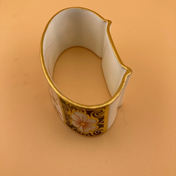 Vintage Royal Crown Derby Imari Pattern #2451 Napkin Ring - Picture 4 of 5